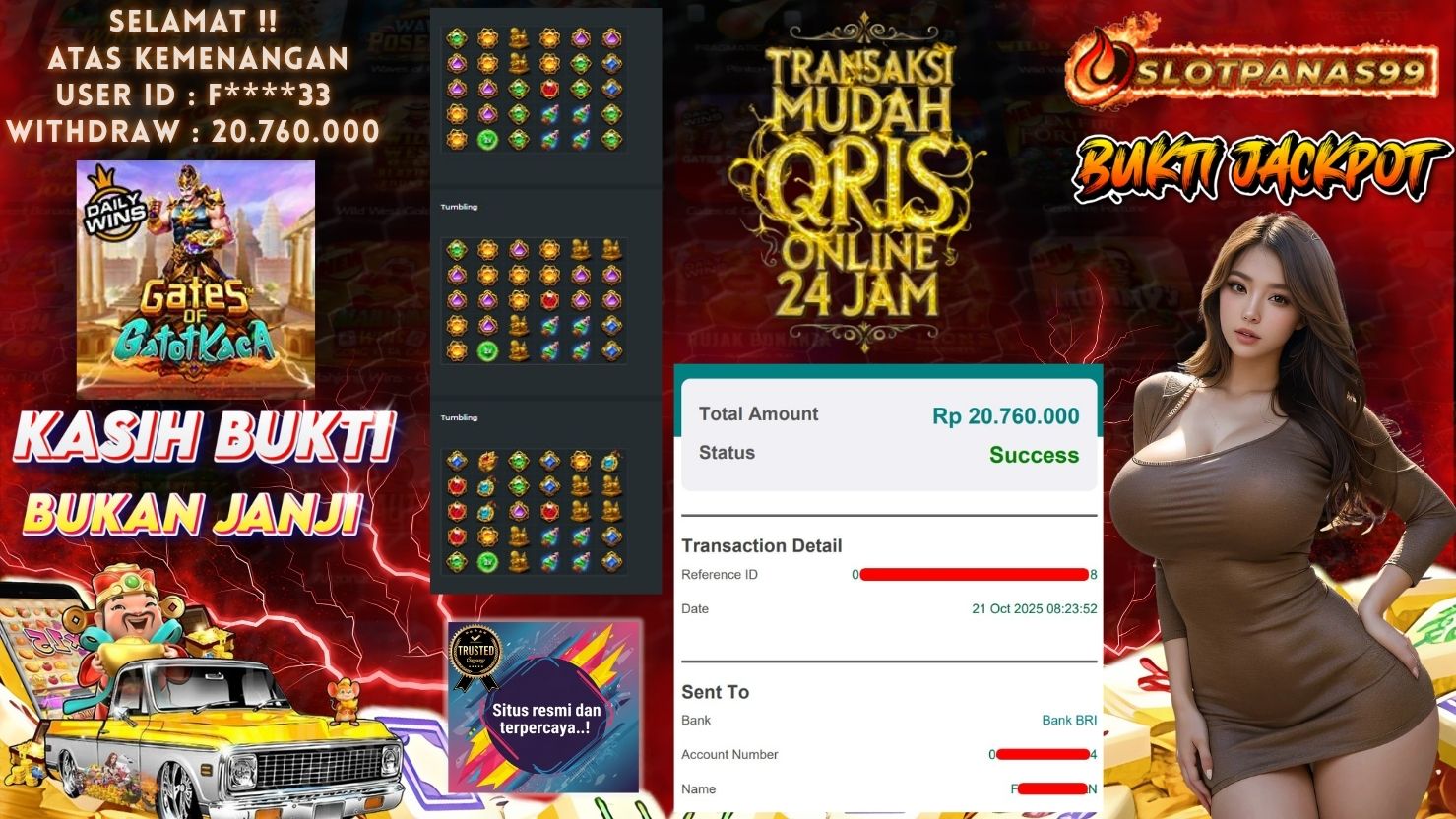 SLOTPANAS99 JACKPOT SLOT GATES OF GATOTKACA